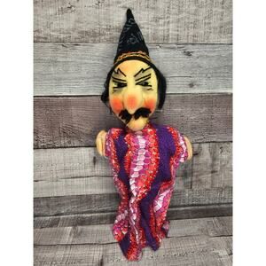 KERSA Vintage German PUPPET Handmade Doll Homespun Toy Collectable Wizzard